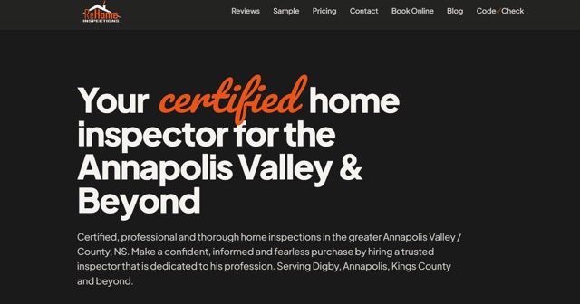Certified Home Inspector - Annapolis Valley, NS logo