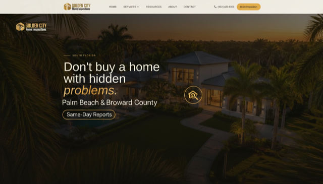 Golden City Home Inspections logo